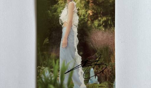 TWICE TZUYU SIGNED 13TH MINI ALBUM 'WITH YOU-TH' POSTCARD